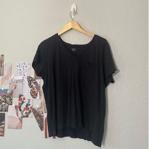 Madewell Black Short Sleeve Pocket T-Shirt Size XL Women’s
